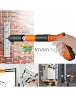 Мини пистолет за пирони + 50 бр пирони